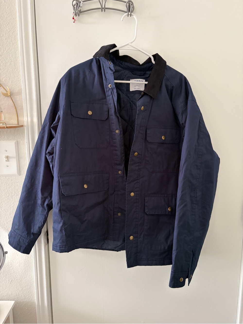 Old Navy Navy Blue Military Field Jacket